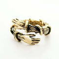Gothic Hug Muscle Hands Rings For Women