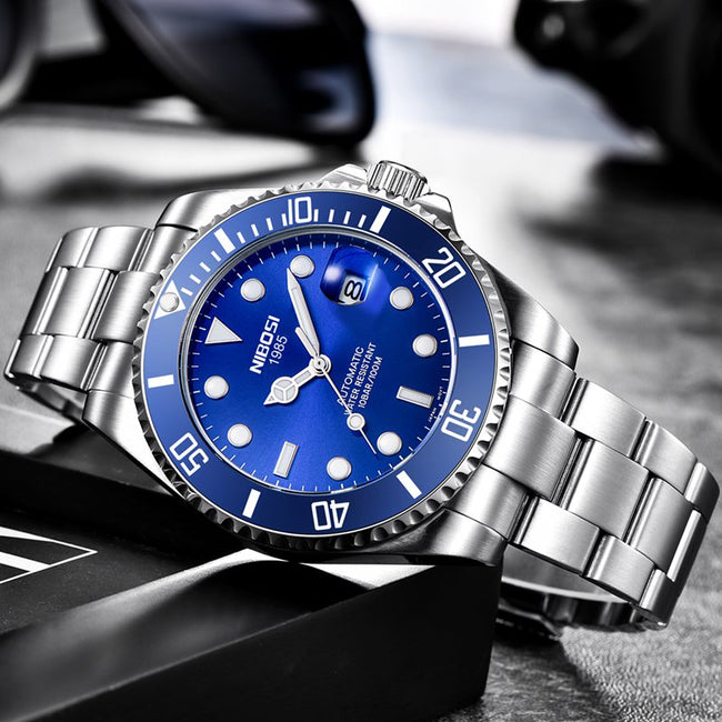 Luxury Fashion Diver Watch Men Waterproof Sport Watch